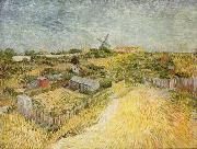 Vincent Van Gogh Gemusegarten am Montmartre oil